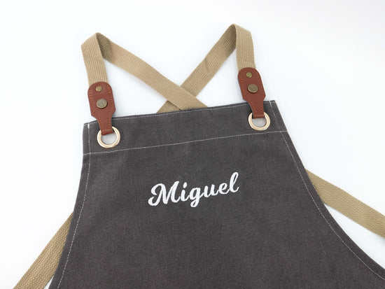 Personalized Canvas Apron for Culinary Experts - MTWORLDKIDS.COM