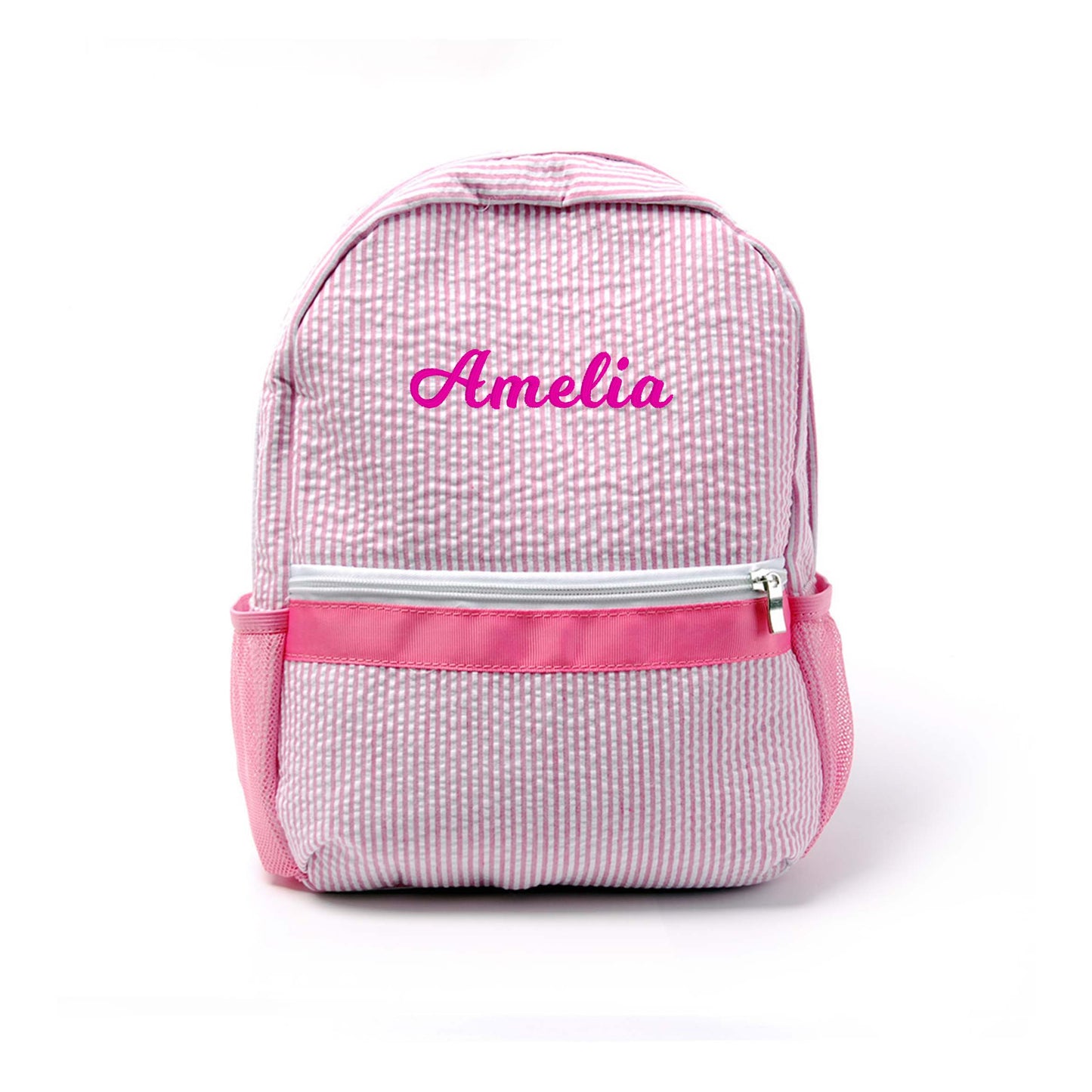 Seersucker Preppy Kids Backpacks - MTWORLDKIDS.COM