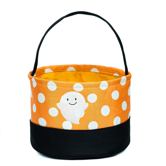 Halloween Canvas Bucket for Kids- Black Cat - MTWORLDKIDS.COM