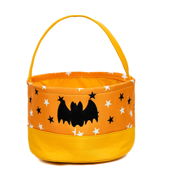 Halloween Canvas Bucket for Kids- Pumpkin - MTWORLDKIDS.COM