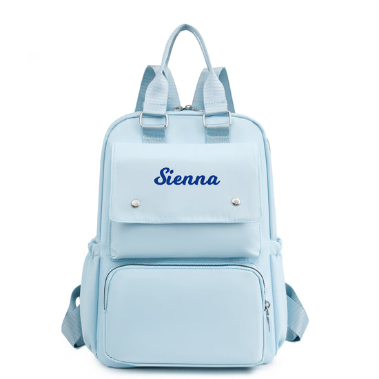 Personalized Kids Nylon Backpack,Teen Girls Casual Backpack,High Middle School Daypack Student School bookbag,Women Daily Travel Laptop Bag - MTWORLDKIDS.COM