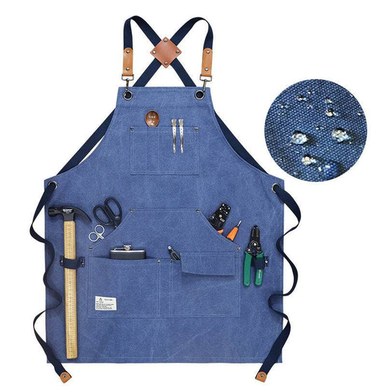 Canvas Tool Apron With Cross Straps - MTWORLDKIDS.COM