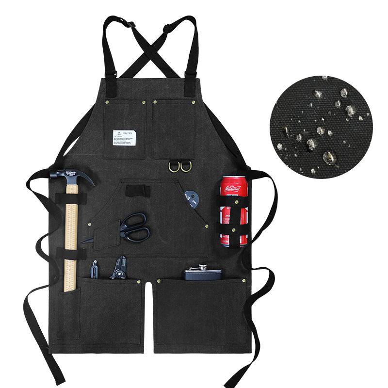 Waxed Canvas Carpenter Apron - MTWORLDKIDS.COM