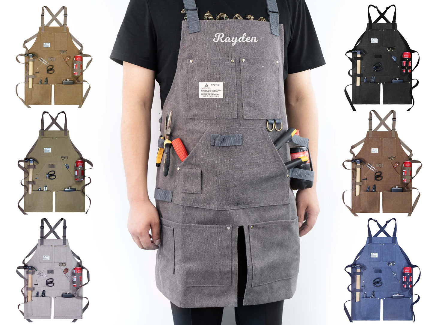 Waxed Canvas Carpenter Apron - MTWORLDKIDS.COM