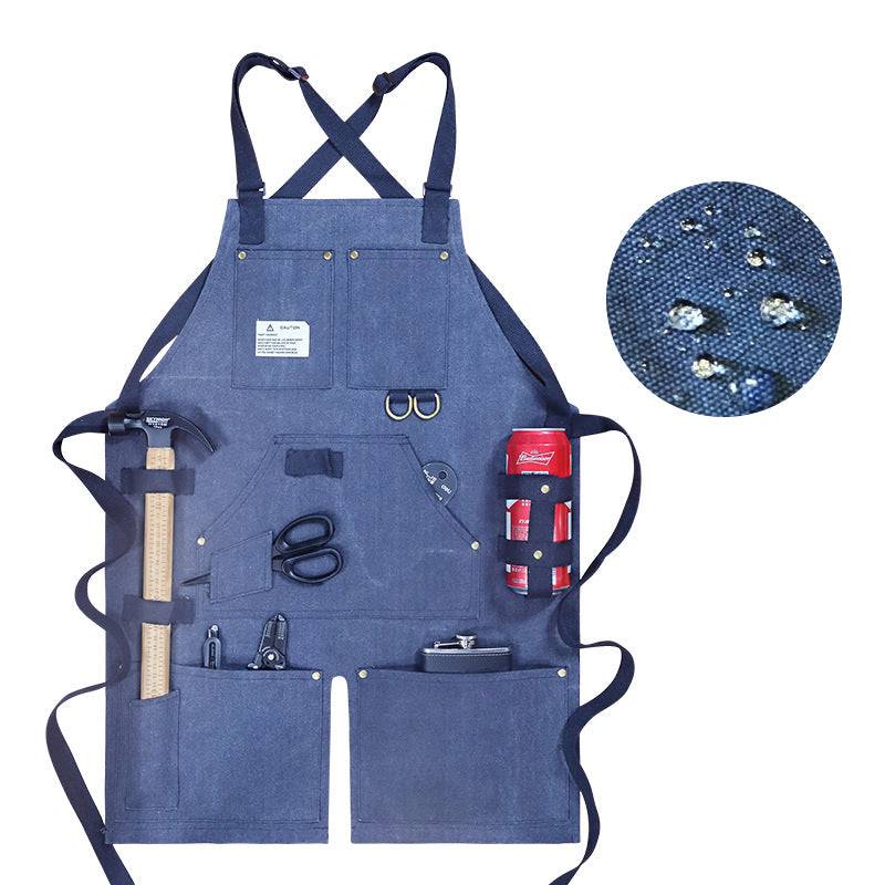 Waxed Canvas Carpenter Apron - MTWORLDKIDS.COM