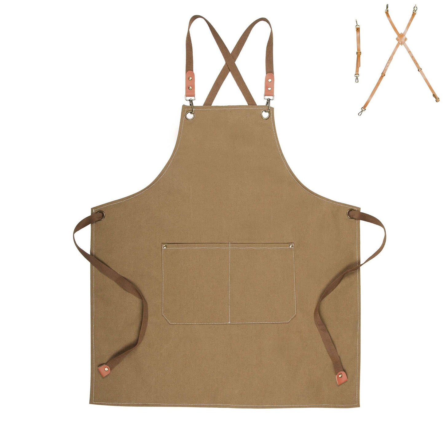 Canvas Apron Thickened Work Covers Comfortable Working Accessory Housework Apron - MTWORLDKIDS.COM