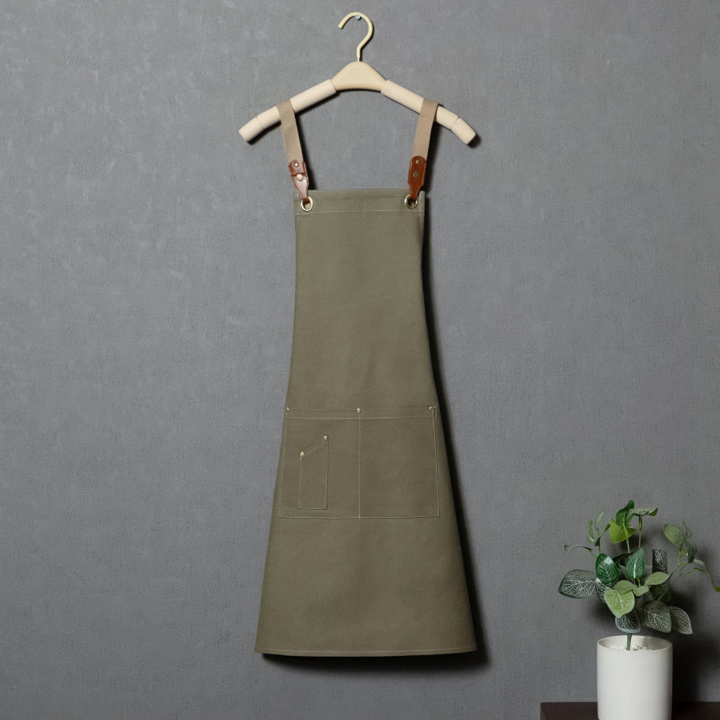 Personalized Canvas Apron for Culinary Experts - MTWORLDKIDS.COM