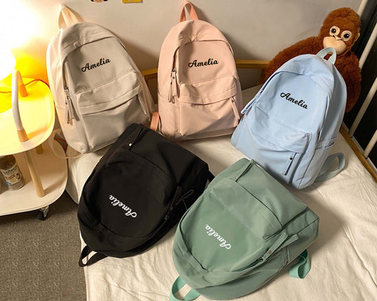 Custom Name Embroidery on Our Stylish Backpack - MTWORLDKIDS.COM