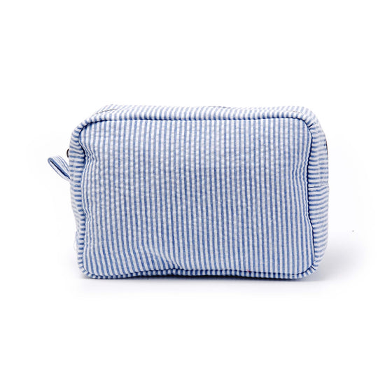 Seersucker Toiletry Bag - MTWORLDKIDS.COM