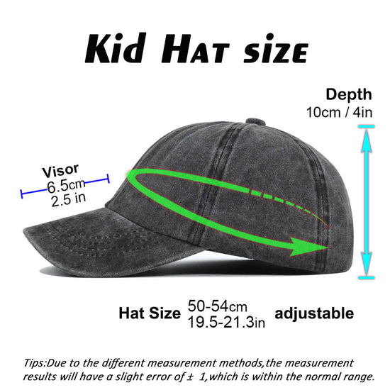 Washed Vintage Baseball Cap - MTWORLDKIDS.COM