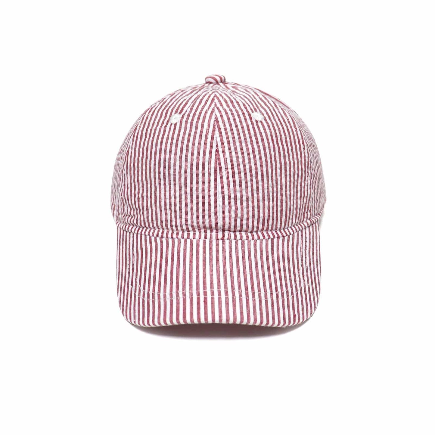 Adorable Kid's Baseball Cap - Red Stripe