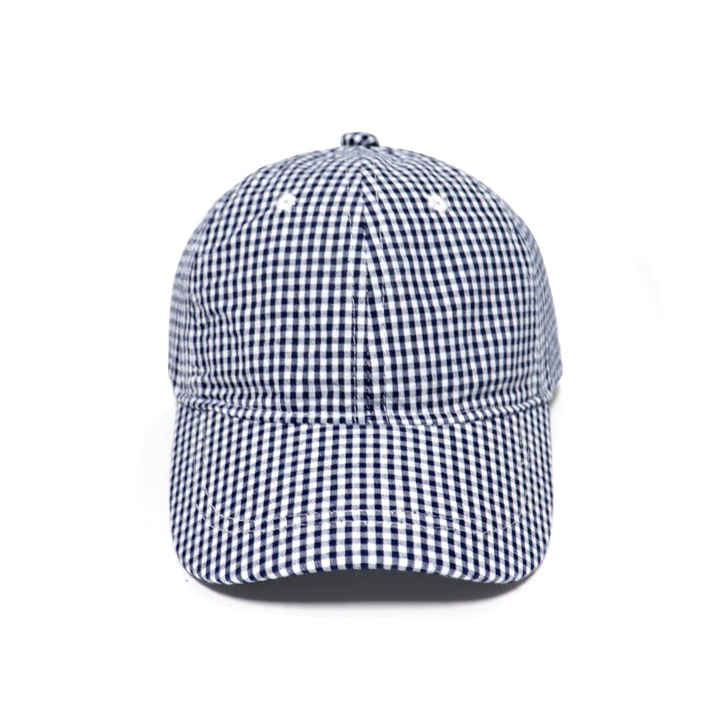 Adorable Kid's Baseball Cap - Navy Plaid