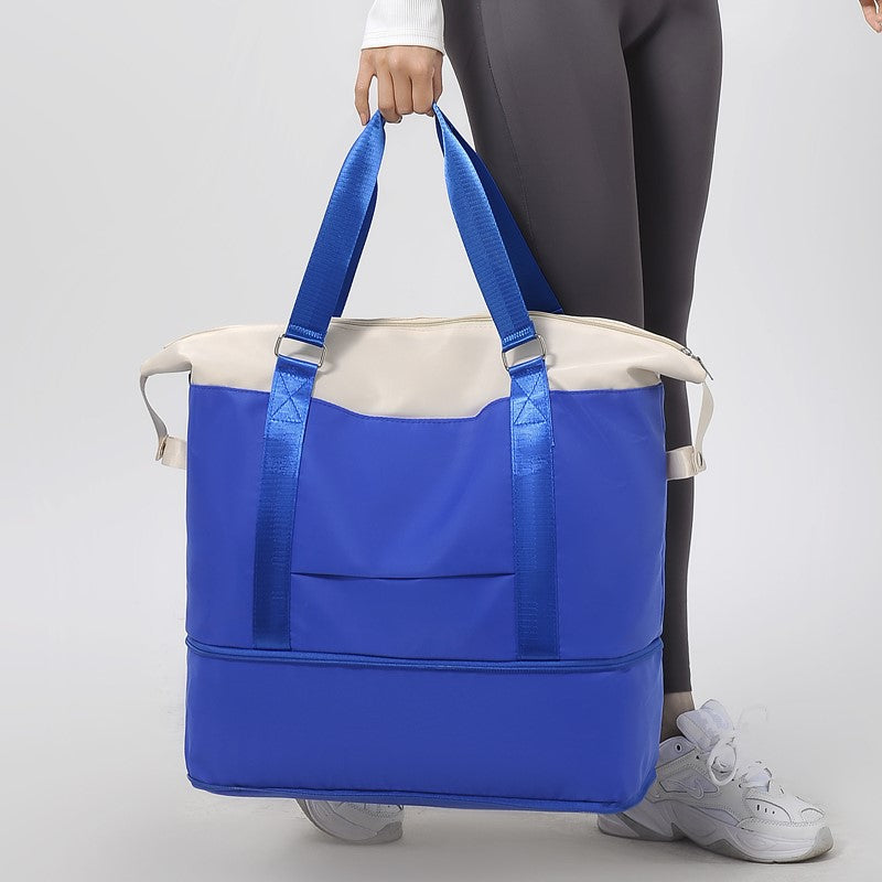 Large Expandable Tote Bag for Women Travel Gym Weekend - MTWORLDKIDS.COM