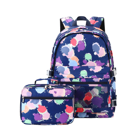 Kids School Backpack with Lunch Box for Boys Girls Kindergarten Preschool BookBag School Bag - MTWORLDKIDS.COM