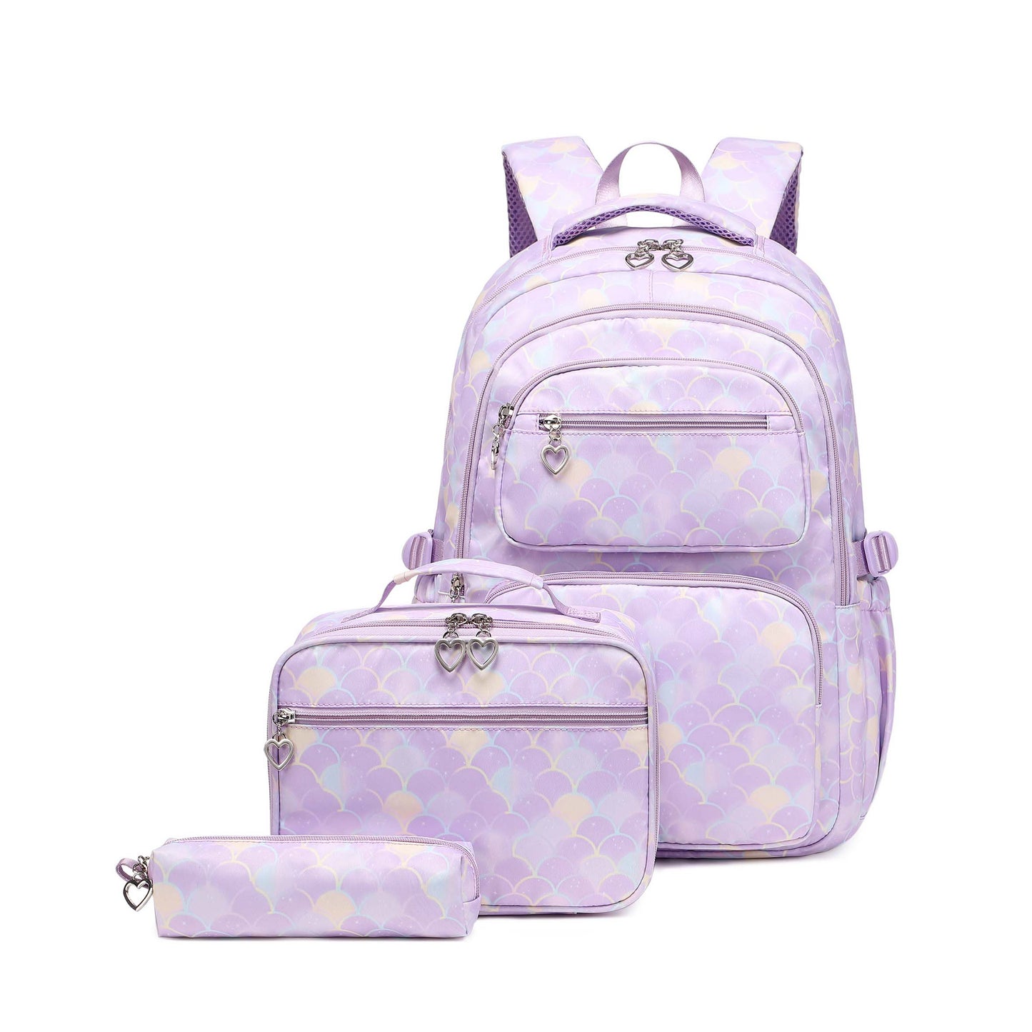 Kids 6 in 1 School Backpack with Lunch Bag and Pencil Case Preschool Kindergarten Bookbag Set - MTWORLDKIDS.COM